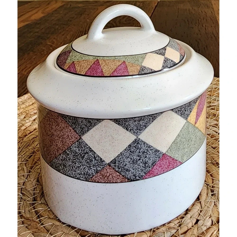 Studio Nova Palm Desert Y2216 Sugar Bowl Lid Nancy Green Vintage Thailand